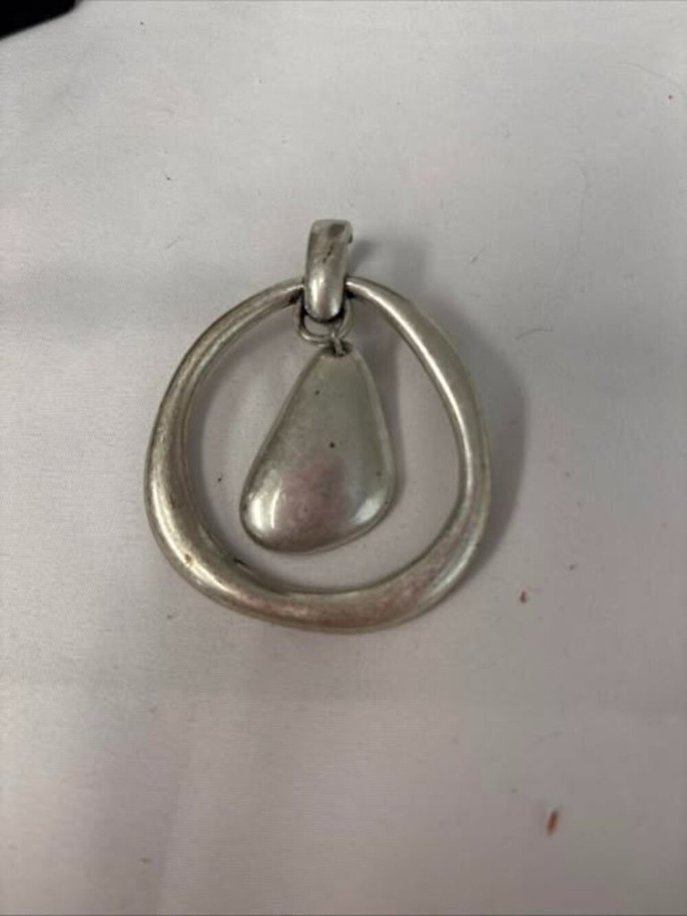 Vintage Silver Pendant Premier Designs Jewelry Silver Tone Matte Fashion Jewelry